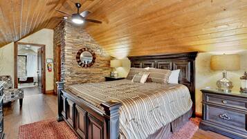 2 bedrooms, individually decorated, individually furnished, bed sheets