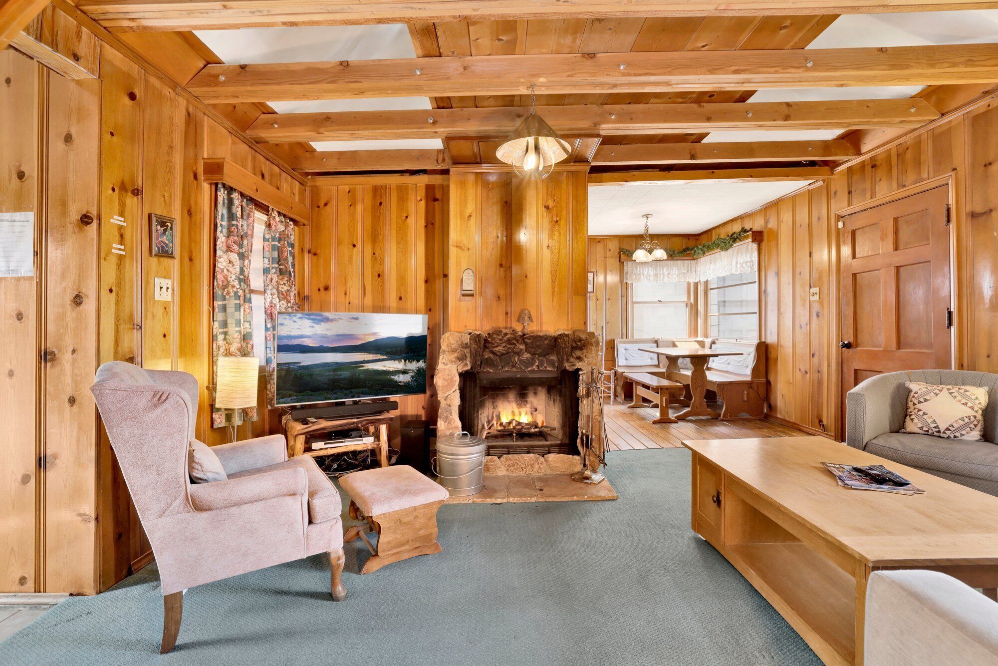 Cabin, Multiple Beds, Patio, Mountain View (2298) | Living area