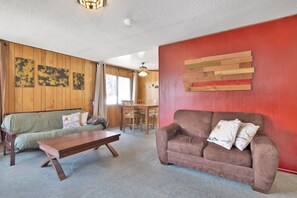 Cabin, Multiple Beds, Patio, Mountain View (2234) | Living area | Fireplace - Nested Oaks Cottage #2234 (Big Bear Lake)