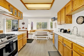 Cabin, Multiple Beds, Hot Tub, Mountain View (2357) | Private kitchen | Coffee/tea maker