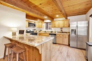 Cabin, Multiple Beds, Hot Tub, Mountain View (2257) | Private kitchen | Coffee/tea maker - THE Teddy Bear Chalet #2257 (Big Bear Lake)