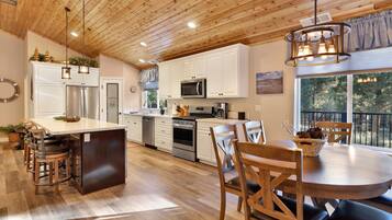 Cabin, Multiple Beds, Patio, Mountain View (2219) | Private kitchen | Coffee/tea maker