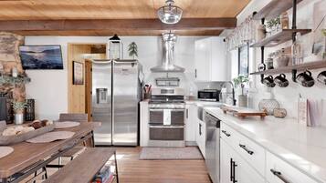 Cabin, Multiple Beds, Patio, Mountain View (2144) | Private kitchen | Coffee/tea maker