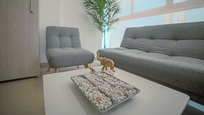 Living area - Armonioso loft de 1 Hab en Ctg (Cartagena de Indias)