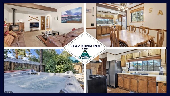 Cabin, Multiple Beds, Patio, Mountain View (2161) | In-room dining - Bear Bunn Inn #2161 (Big Bear City)