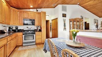 Cabin, Multiple Beds, Patio, Mountain View (2329) | Private kitchen | Coffee/tea maker