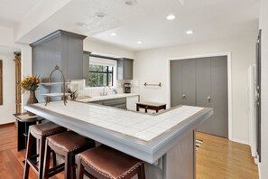 Cabin, Multiple Beds, Patio, Mountain View (2382) | Private kitchen | Coffee/tea maker - Belmont Pines Cottage #2382 (Big Bear City)