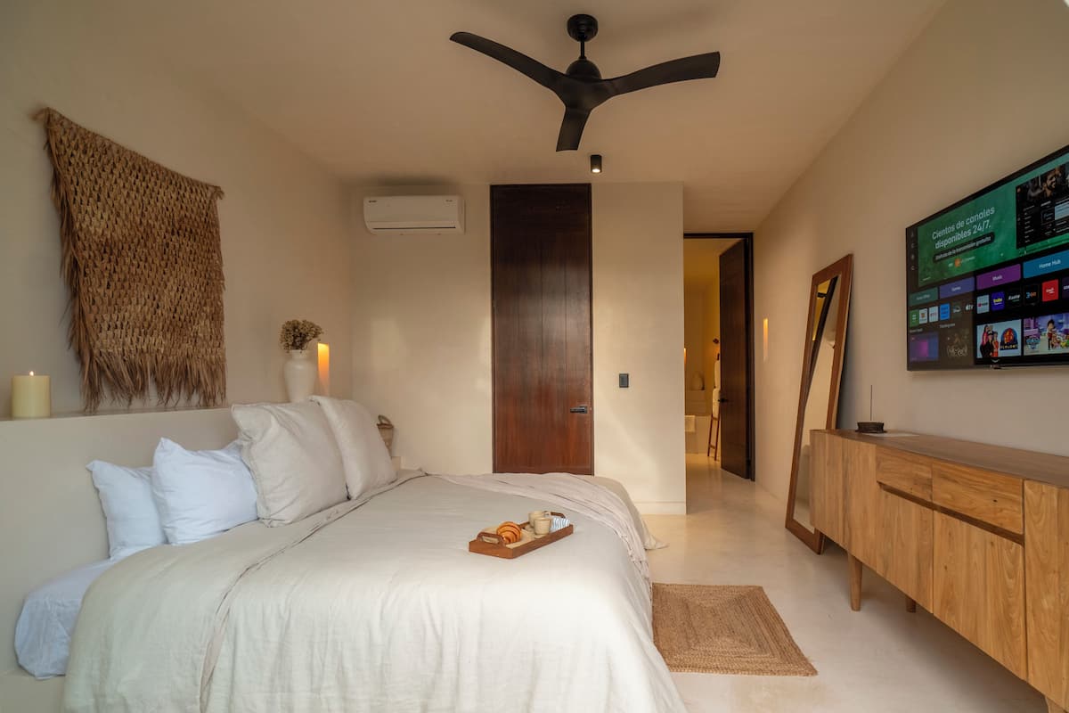 Vila elite, 2 quartos | 1 quarto, roupas de cama premium, edredons de pluma