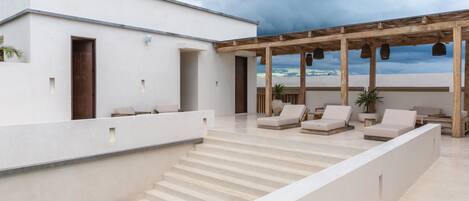 Terrasse sur le toit