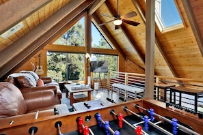 Cabin, Multiple Beds, Hot Tub, Mountain View (2048) | Game room