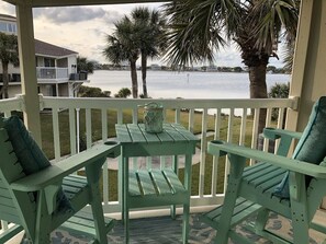 Property grounds - Beautiful Condo on Pensacola Beach with water view of Villa Sabine Bay (Gulf Breeze)