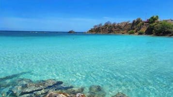 Sun loungers, beach towels