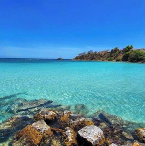 Sun loungers, beach towels - Exclusive Beachside Getaway: Private Pool and Beach Steps Away (Naguabo)