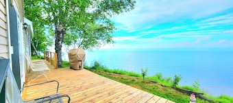 Artistry view of Lake Superior in authentic cottage will have you refreshed
