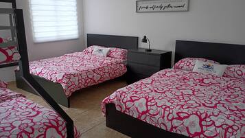 3 habitaciones, wifi y ropa de cama