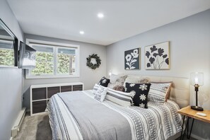 2 habitaciones, tabla de planchar con plancha y cuna de viaje