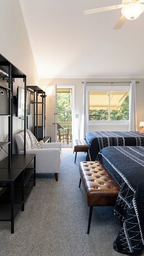 2 chambres, fer et planche à repasser, Wi-Fi, draps fournis