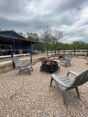 Terrace/patio - Just A Stone's Throw Cabin 
from Eminence, Jacks Fork, & Cross County Trail Ride (Eminence)