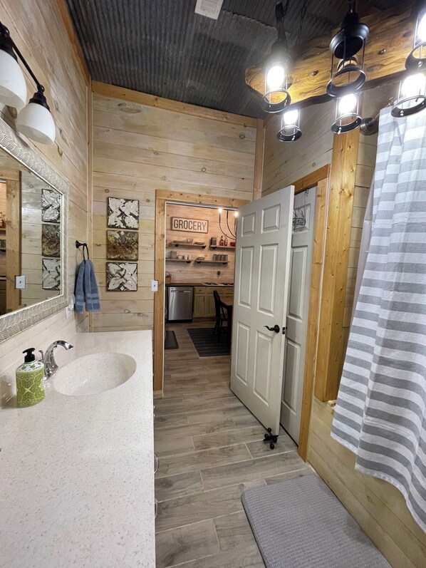 Interior - Just A Stone's Throw Cabin 
from Eminence, Jacks Fork, & Cross County Trail Ride (Eminence)