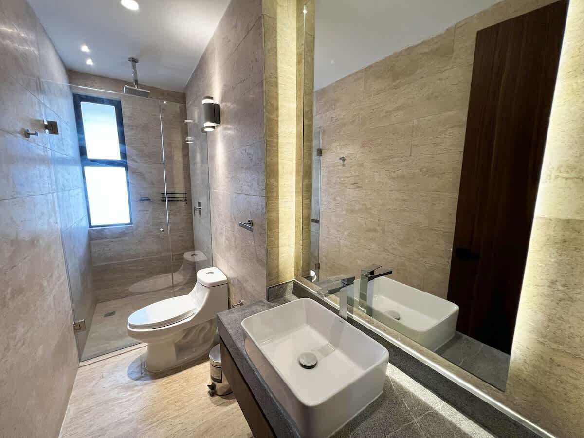 Shower, hair dryer