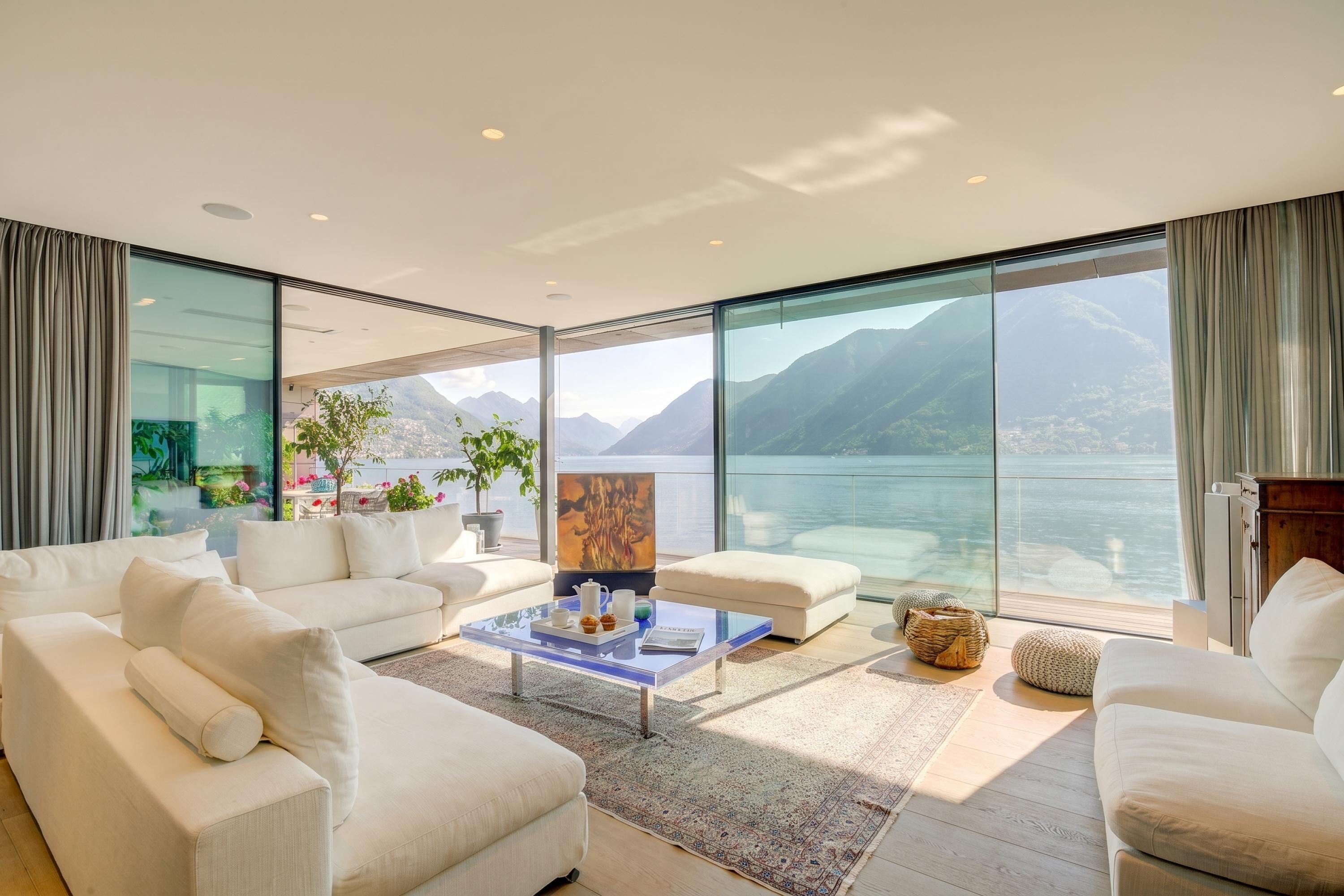 Familienvilla, 3 Schlafzimmer, Balkon, Seeseite (Maison Sur l'Eau - Lugano Villa with) | Innenbereich
