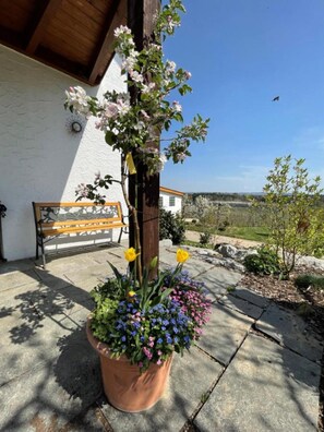 Property grounds - Apartment 'Bergchalet Mirabell - Fewo Weitblick' with Mountain View at the lake constance (Friedrichshafen)