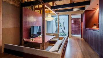 Rumah Tradisional, 2 kamar tidur, pemandangan kebun | Pemandangan dari kamar