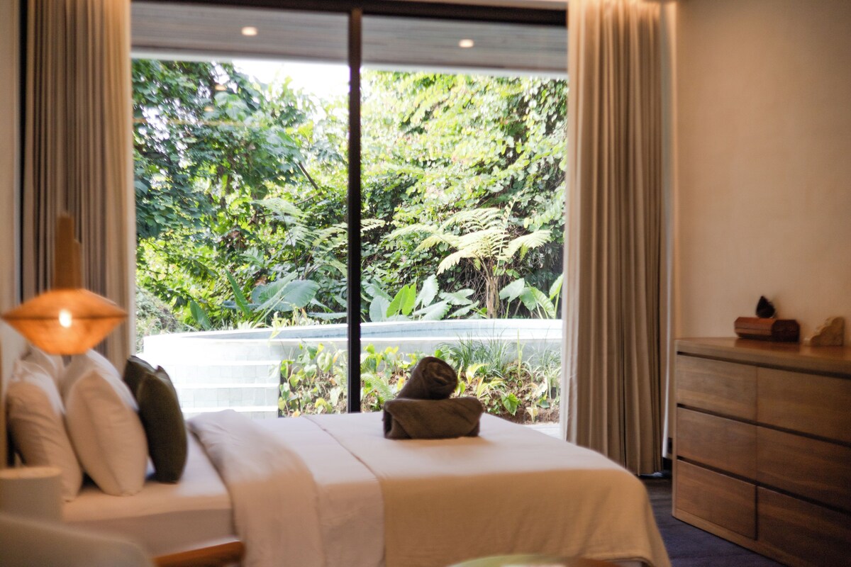 Orchid - 4 Bedroom Jungle Pool Villa | 4 bedrooms, in-room safe, desk, iron/ironing board (on request)