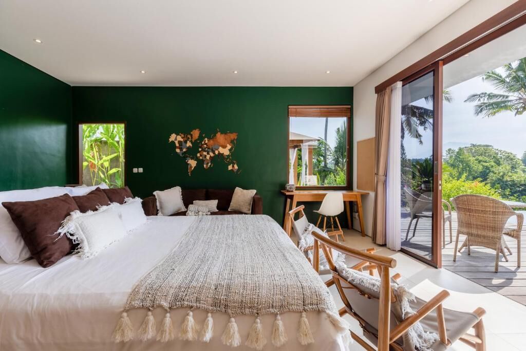 Four Bedroom Private Pool Villa with Jungle View | 4 bedrooms, in-room safe, individually decorated, individually furnished