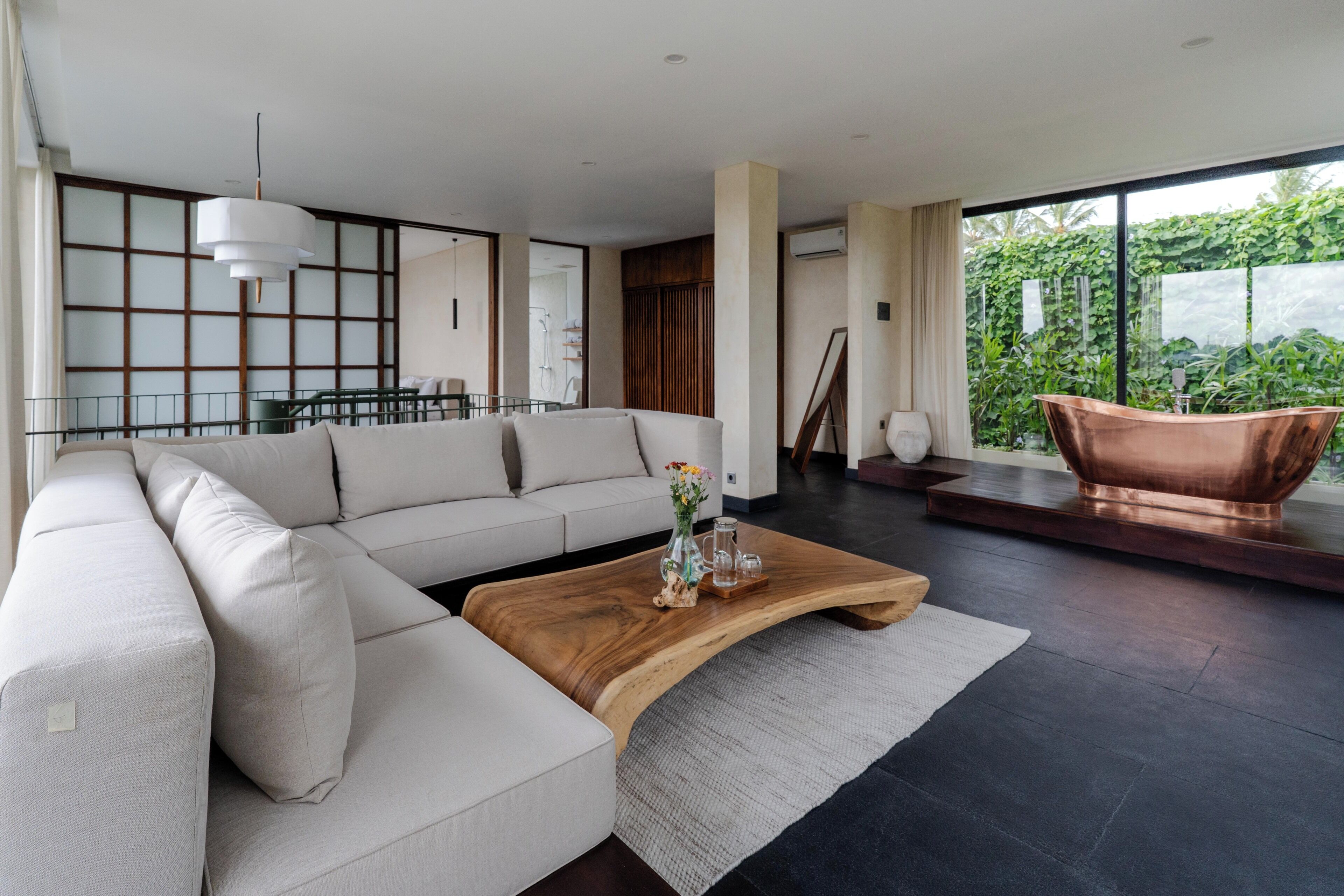 Villa, 1 King Bed | Living area | 42-inch Smart TV with digital channels