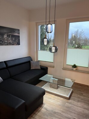 Televisie en een open haard