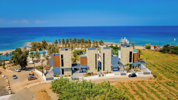 Exterior - Beachfront Villa with Amazing Views (Paralimni)