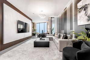 TV - Modern 4BR+M w/ Beach Access at Address JBR (Dubai)