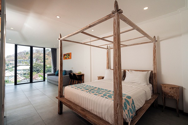 Quarto casal luxo, vista para o mar | Wi-Fi de cortesia
