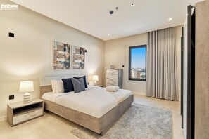 Apartment, 3 Bedrooms, Kitchen | 3 bedrooms, in-room safe, iron/ironing board, free WiFi - bnbmehomes-Top APT nr Kingdom Tower-B11 (Riyadh)