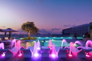 Piscina en la azotea