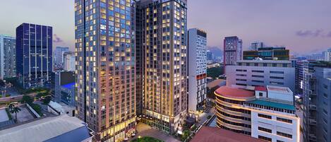 Façade de l’hébergement