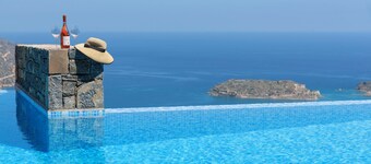 Villa Sendal with Stunning Views to Spinalonga & Elounda Bay