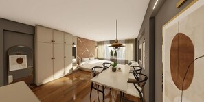 Standardzimmer, Stadtblick | 2 Schlafzimmer, Schreibtisch, laptopgeeigneter Arbeitsplatz