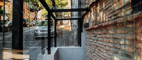 Interior entrance