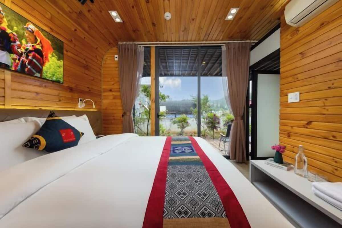 1 chambre, literie de qualité supérieure, couette en duvet d'oie