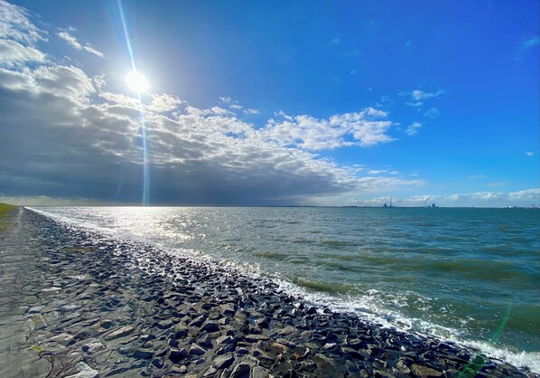 Una spiaggia nelle vicinanze
