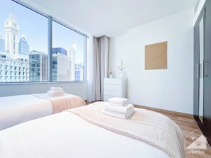 Apartment (2 Bedrooms) | 2 bedrooms, iron/ironing board, bed sheets - Luxury Skygardens Gorgeous 2B (Dubai)