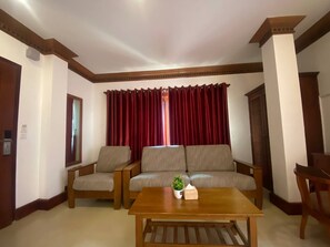 Deluxe Double Room, City View | 1 bedroom, blackout curtains, iron/ironing board, free WiFi