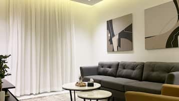Design Apartment, 3 Bedrooms | Living area