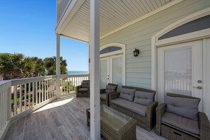 Terrace/patio - New! Peace and Dreams, 8 Bedroom & Gulf Views 30A (Santa Rosa Beach)