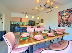 Villa (Four Bedroom Villa with Swimming pool) | Dining room - Wellness Villa (Vinodol)
