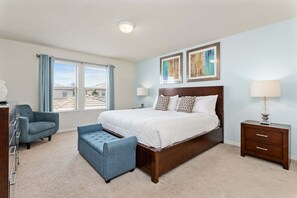 5 bedrooms, iron/ironing board, WiFi, bed sheets