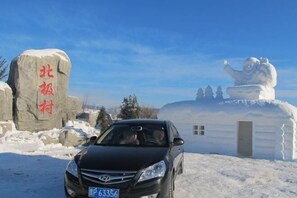 Property grounds - Mohe Arctic Village Time Travel Youth Hostel (Mohe)