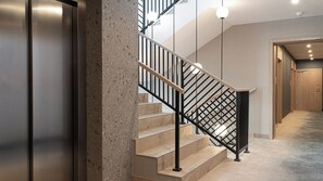 Handrails in stairways